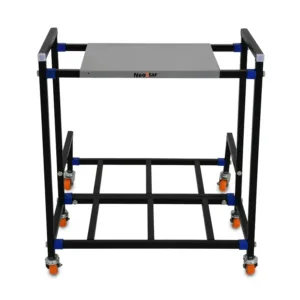 double battery metal inverter trolley