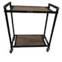 NEO Star Metal 2 in 1 (Stand and Wheels) Inverter Trolley (Black)…