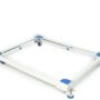 NEOSTAR Metal Heavy Duty Adjustable Front/Top Load Fully/Semi-Automatic Washing Machine/Refrigerator/Fridge/Dishwasher Stand/Trolley (Size 16"X19"-26"X32")