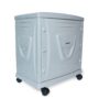 NEOSTAR Tall Tubular TT/LT Single Battery Silver Grey Inverter Trolley (Suitable for All Type Inverter-Batteries)