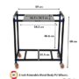 metal inverter trolley
