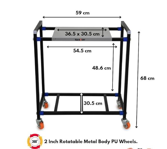701 dim metal inverter trolley