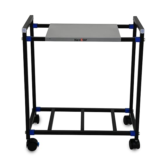 703 1 NEOSTAR Metal Inverter Trolley / Stand with Black Lock Wheels.(MICRO)