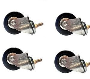 NEOSTAR 2.5 Black Inch caster wheel For Trolley, Furniture etc. (Multipurpose Use/Load capacity - 250 kg / (Set of 4))