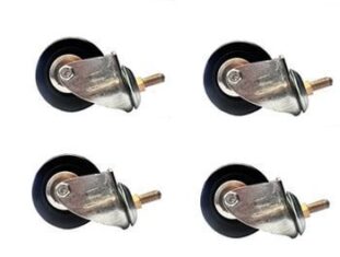 NEOSTAR 2.5 Black Inch caster wheel For Trolley, Furniture etc. (Multipurpose Use/Load capacity - 250 kg / (Set of 4))