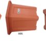 NEO STAR Square Modern Design Durable Plastic Plant Pot with Plate Pack of 4