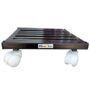 NEOSTAR Metal Planter Flower Pot Stand Trolley With Lock Wheels.