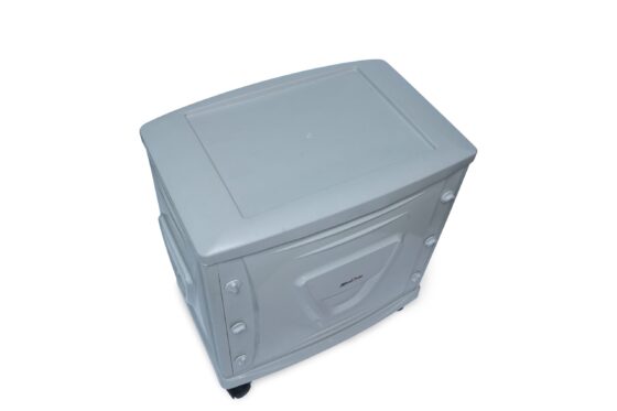 NEOSTAR Tall Tubular TT/LT Single Battery Silver Grey Inverter Trolley (Suitable for All Type Inverter-Batteries)