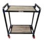 NEOSTAR Metal And Wooden Battery Inverter Trolley/Stand With 2.5 Inch Heavy Wheels