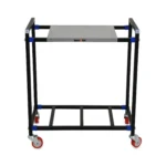 metal inverter trolley 2.5 inch metal wheel