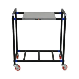 metal inverter trolley 2.5 inch metal wheel