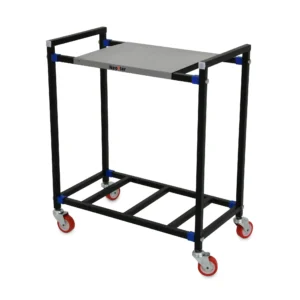 metal inverter trolley 2.5 inch metal wheel