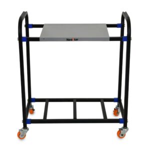 round 1 NEO STAR Super Single Battery Metal Inverter Trolley/Stand With 2 Inch Metal Wheels.