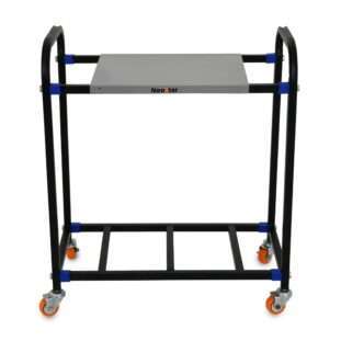 NEO STAR Super Single Battery Metal Inverter Trolley/Stand With 2 Inch Metal Wheels.