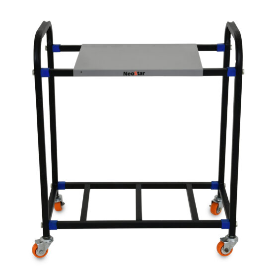 NEO STAR Super Single Battery Metal Inverter Trolley/Stand With 2 Inch Metal Wheels.