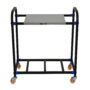 NEO STAR Super Single Battery Metal Inverter Trolley/Stand With 2 Inch Metal Wheels.