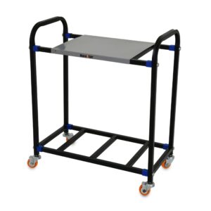 NEO STAR Super Single Battery Metal Inverter Trolley/Stand With 2 Inch Metal Wheels.