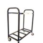 NEO STAR Super  Metal Inverter Trolley/Stand For Single Battery with 2.5 Inch Black Metal Wheels.