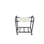 NEO STAR Super  Metal Inverter Trolley/Stand For Single Battery with 2.5 Inch Black Metal Wheels.