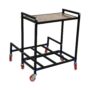 NEOSTAR 2-Tier Top Wooden UPS Stand/Trolley for Double Battery and Inverter for Home and Office.