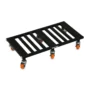 NEO STAR Metal Planter Flower Pot Stand Trolley For 2 Planter With 2 Inch Metal Wheels (Pack of 1)