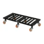 NEO STAR Metal Planter Flower Pot Stand Trolley For 2 Planter With 2 Inch Metal Wheels (Pack of 1)