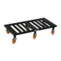 NEO STAR Metal Planter Flower Pot Stand Trolley For 2 Planter With 2 Inch Metal Wheels (Pack of 1)
