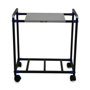 Untitled design (65) NEOSTAR Metal Inverter Trolley Stand with Black Lock Wheels, Movable Rack,70 Kg Capacity
